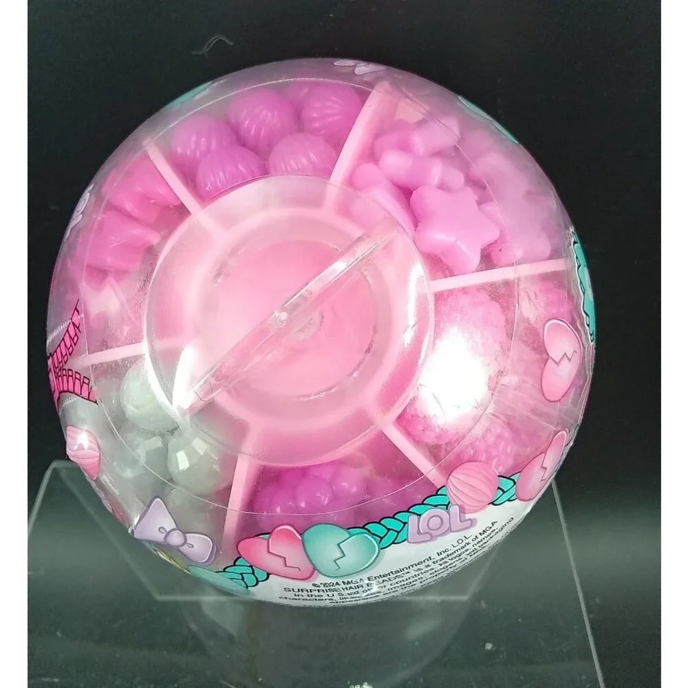 LOL Surprise Hair Beads Decorative Ball For Girls Featuring 64 Multi-Colored Bea
